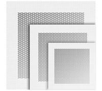 Ripeng 6 Pièces Patch Réparation Mur Aluminium, Auto-adhésifs, 10/15/20cm | Wall Mending Agent Trou De Mur Résistant Sèche, Pour Reboucher Trous Et Fissures Sur Murs, Plafonds Et Plaques De Plâtre