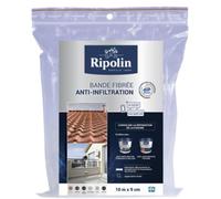 RIPOLIN - Bande Fibrée Anti-Infiltration - Consolidation des Fissures - Tous Supports - 10 m x 9 cm