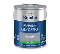 RIPOLIN Boiseries et Structures Métalliques Satin Gris Bouleau Ral 7040 2 L