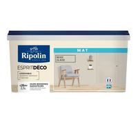 Ripolin - Peinture intérieure Esprit Déco - Ultra couvrante Ecolabel - 2,5L Beige Glaise