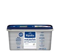 Ripolin Peinture intérieure Mat Parfait – Mat, Blancheur extrême, Lessivable – 2,5 L Blanc