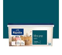 RIPOLIN Peinture acrylique Esprit Déco Satin Bleu pop 3 L