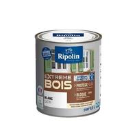 Ripolin Peinture pour bois Intérieur/Extérieur Satin 0,5 L Blanc – Sans sous-couche, ultra-couvrant