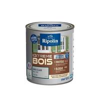 RIPOLIN Peinture Bois Satin Haute Protection 10 ans qui Protège et Magnifie vos Bois - Gris clair