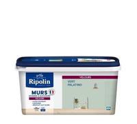 RIPOLIN Peinture Couleur Velours pour Murs, Boiseries Radiateurs - Vert Palatino