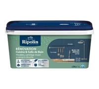 Peinture rénovation cuisine et salle de bain - Bleu de bering - Satiné - Ripolin - 2L