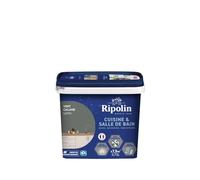 RIPOLIN Peinture Intérieure Cuisine et Bain Lessivable Vert Galane 0,75 L