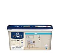 RIPOLIN Peinture Intérieure Multi-Supports Lessivable Beige Glaise 2,5 L | Peinture Multi-Supports, Ultra-Couvrante et Lessivable, Séchage Rapide, Fabrication Francaise, Excellence Depuis 1888
