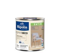 RIPOLIN - Esprit Déco Multi-supports - Beige plage - Satin - 0,5L