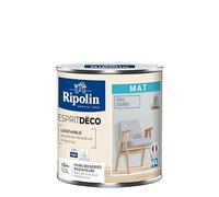 RIPOLIN Peinture Intérieure Multi-Supports Lessivable Mat Gris Souris 0,5 L | Peinture Multi-Supports, Ultra-Couvrante et Lessivable, Séchage Rapide, Fabrication Francaise, Excellence Depuis 1888