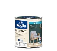 RIPOLIN Peinture Intérieure Multi-Supports Lessivable Vert Armerie 0,5 L | Peinture Multi-Supports, Ultra-Couvrante et Lessivable, Séchage Rapide, Fabrication Francaise, Excellence Depuis 1888
