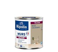 RIPOLIN Peinture Intérieure Multi-Supports Monocouche Beige Cachemire 0,5 L | Peinture Multi-Supports, Ultra-Couvrante et Lessivable, Séchage Rapide, Fabrication Française, Excellence Depuis 1888