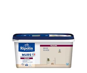 RIPOLIN Peinture Intérieure Multi-Supports Monocouche Beige Glaise 2,5 L | Peinture Multi-Supports, Ultra-Couvrante et Lessivable, Séchage Rapide, Fabrication Française, Excellence Depuis 1888