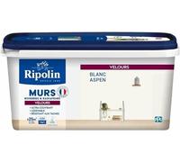 Ripolin – Peinture déco murs, boiseries & radiateurs 447161 – Monocouche Velours Blanc Aspen 2,5 L