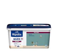 RIPOLIN Peinture Intérieure Multi-Supports Monocouche Bleu Imperial 2,5 L | Peinture Multi-Supports, Ultra-Couvrante et Lessivable, Séchage Rapide, Fabrication Française, Excellence Depuis 1888