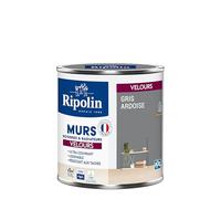 RIPOLIN Peinture Intérieure Multi-Supports Monocouche Gris Ardoise 0,5 L | Peinture Multi-Supports, Ultra-Couvrante et Lessivable, Séchage Rapide, Fabrication Française, Excellence Depuis 1888
