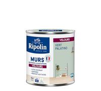 RIPOLIN Peinture Intérieure Multi-Supports Monocouche Vert Palatino 0,5 L | Peinture Multi-Supports, Ultra-Couvrante et Lessivable, Séchage Rapide, Fabrication Française, Excellence Depuis 1888
