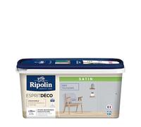Ripolin Peinture intérieure Esprit Déco Satin Gris Telescope 2,5 L