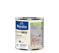 RIPOLIN - Peinture Intérieure Multi-Supports - Murs, Boiseries & Radiateurs - Ultra-Couvrante - Lessivable - Application Facile - Ecolabel - Satin - 0,5L - Poivre de Sichuan