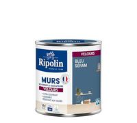 RIPOLIN Peinture Intérieure Multi-Supports Ultra Couvrante Bleu Seram 0,5 L | Peinture Multi-Supports, Ultra-Couvrante et Lessivable, Séchage Rapide, Fabrication Française, Excellence Depuis 1888