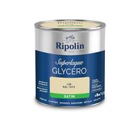 RIPOLIN Peinture Laque Glycéro Intérieure/Extérieure Lin Ral 1015 0,5 L