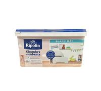 RIPOLIN Peinture Murs & plafonds Chambre d'Enfants, Ripolin - Blanc mat, 2,5L