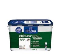 RIPOLIN Peinture Monocouche pour Murs, Boiseries & Radiateurs Blanc 5 L