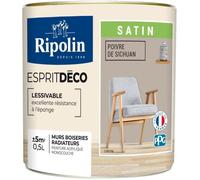 RIPOLIN Peinture murale Esprit déco multi-supports - 0,5 L - Poivre de sichuan