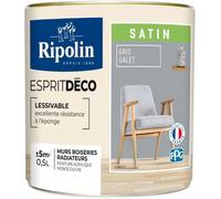 RIPOLIN Peinture murale pour toutes pièces - Galet satin - 0,5 L