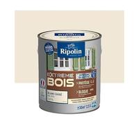 RIPOLIN – Peinture Extrême bois – Blanc cassé RAL 1013 Satin – 2,5 L
