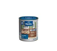 RIPOLIN Peinture pour Bois Intérieur/Extérieur Bleu Ocean Ral 5017 0,5 L | Peinture pour Boiseries Interieures et Exterieures, Haute Protection, Intérieur/Extérieur, Satin