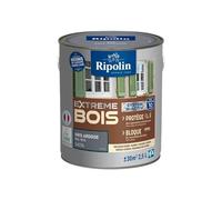 RIPOLIN Peinture pour Bois Intérieur/Extérieur Gris Ardoise Ral 7015 2,5 L | Peinture pour Boiseries Interieures et Exterieures, Haute Protection, Intérieur/Extérieur, Satin