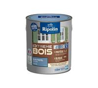 Peinture Extrême bois - Bleu pastel RAL 5024 satin - RIPOLIN - 2,5 L