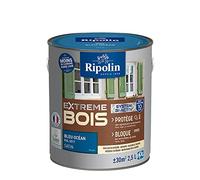 RIPOLIN PROTECTION EXTREME BOIS BLEU OCEAN RAL 5 Satin 2,5 L