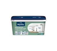 Ripolin Peinture Rénovation Cuisine et Salle de Bain Blanc Satin 2 L