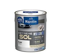 Ripolin Peinture pour sol Protection Extrême Blanc Satin 2,5 L Intérieur & Extérieur