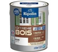 RIPOLIN PROTECTION EXTREME BOIS BLANC Satin 2 5 L Blanc Blanc