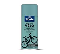 RIPOLIN, Solution Vélo, Aérosol Peinture, Finition Mate, Format Spray pour une application rapide, Ne coule pas, Riche en pigment, Résiste aux UV et conditions extérieures - Bleu Rétro - 400 ml