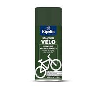 RIPOLIN, Solution Vélo, Aérosol Peinture, Finition Mate, Format Spray pour une application rapide, Ne coule pas, Riche en pigment, Résiste aux UV et conditions extérieures - Vert Rando - 400 ml