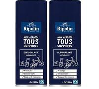 RIPOLIN, Solution Vélo, Aérosol Peinture, Finition Mate, Format Spray pour une application rapide, Ne coule pas, Riche en pigment, Résiste aux UV et conditions extérieures - Bleu Galaxie - 400 ml
