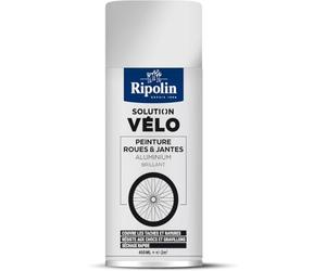 RIPOLIN, Solution Vélo, Aérosol Peinture pour Roues Aluminium 400 ml | Finition Mate Élégante et Durable, Polyvalence pour Divers Supports, Qualité Ripolin pour des Résultats Professionnels
