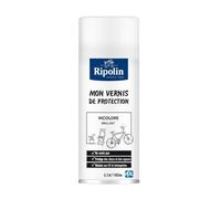 RIPOLIN, Solution Vélo, Aérosol Vernis Incolore Brillant Incolore 400 ml | Finition Mate Élégante et Durable, Polyvalence pour Divers Supports, Qualité Ripolin pour des Résultats Professionnels