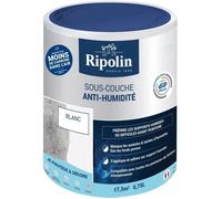 Ripolin Sous-couche anti-humidité intérieur – pour supports humides/difficiles, mat – 0,75 L blanc