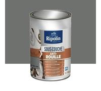 RIPOLIN Sous-couche anti-rouille Gris RAL 7045 1 L