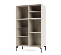 Ripple III Armoire vitrine Oat - cadre noir Montana QUICK SHIP - 5715288336042
