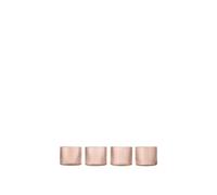 Ripple Low Glass Set de 4 Blush