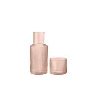 Ripple Small Carafe Set Blush