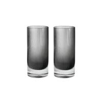 Ripple Verres Highball Lot de 2 Smoked Grey