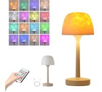 RippleGlow Dual-Mode Ambient Lamp, Lampe ambiante à double mode RippleGlow, lumière de projection d'ondulation d'eau LED RGB de 16 couleurs, Lampe de table ambiante haute Rippleglow, Télécommande
