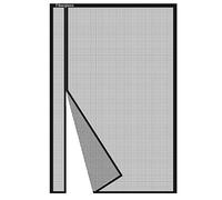 Risareyi Moustiquaire Porte Fenêtre Magnétique 180x210cm, Noir Réversible
